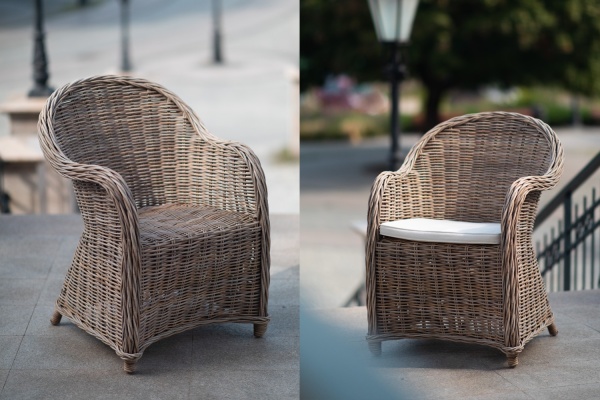 Provenzalischer Rattansessel