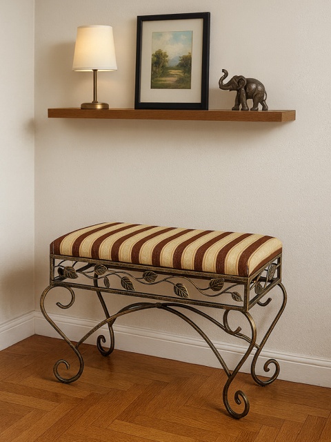 Stilvoller Metall-Pouf für Ihr Zuhause