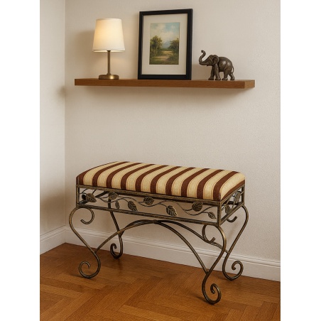 Stilvoller Metall-Pouf für Ihr Zuhause