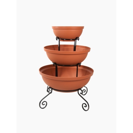 Garten-Blumenständer - 3-stufige Säule