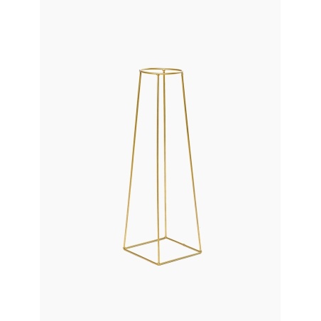 Goldener Loft-Blumenständer