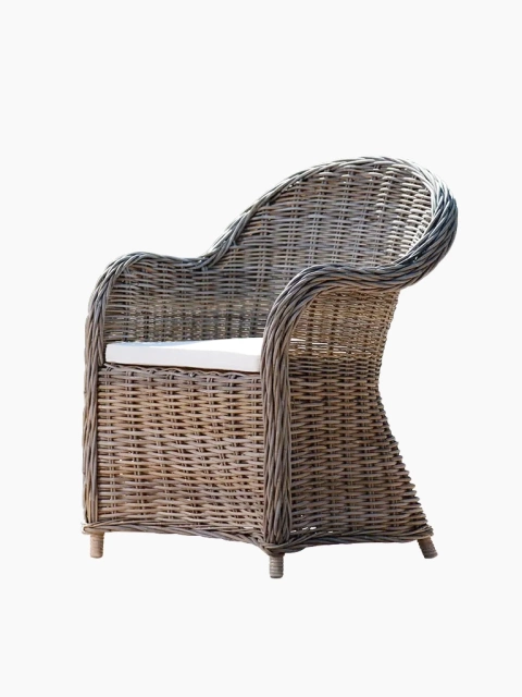 Prírodné ratanové kreslo