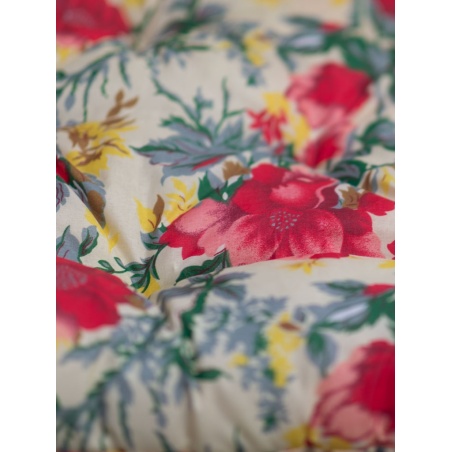 Poduszka do mebli rattanowych kwiatowa