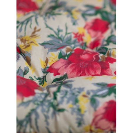 Blumenkissen für Rattansessel