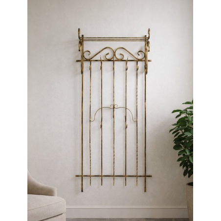 Štýlový kovaný závesný vešiak