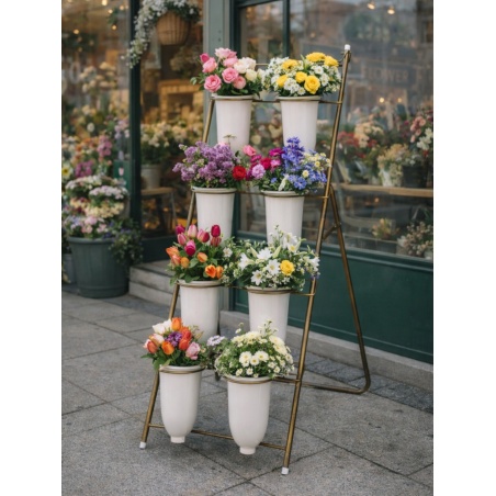 Metallständer für 6 Blumenflakon