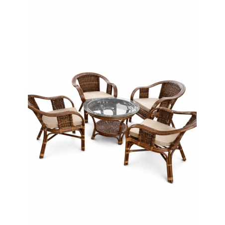 Rattan-Set Brendo