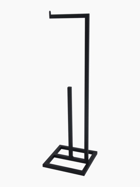 Schwarzer Metall-Toilettenpapierständer – Loft