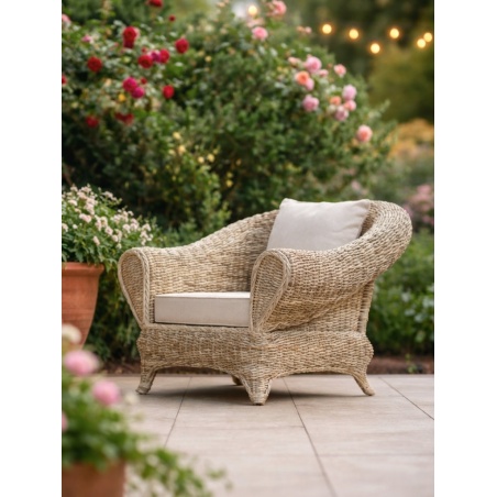 Schöner natürlicher Rattansessel