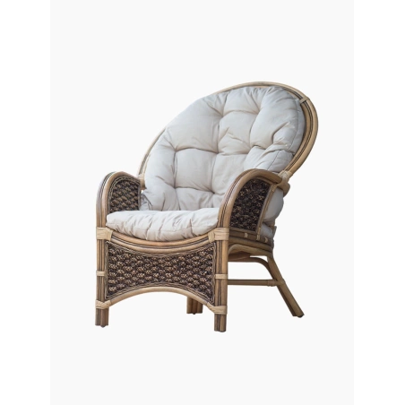 Stuhl aus natürlichem Rattan und Abaca