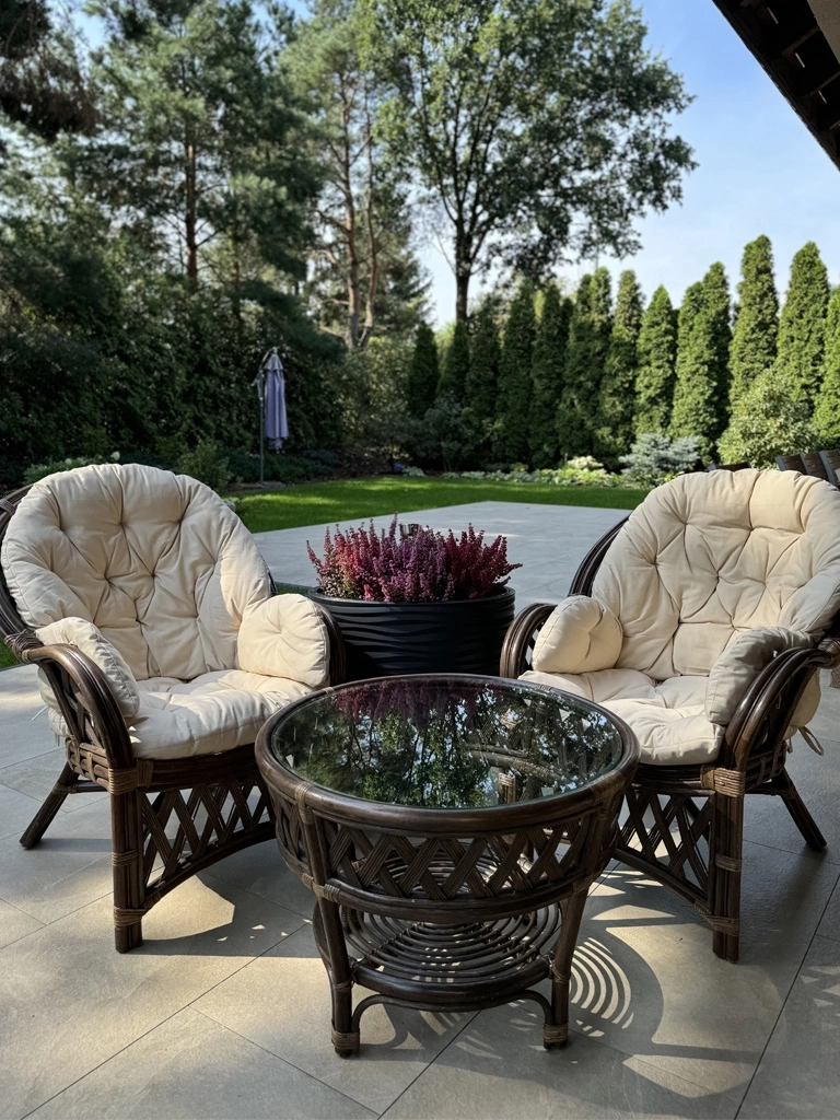 Ratanový nábytok do domu aj záhrady, hnedý, prírodný