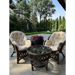 Meble z rattanu na taras Miento