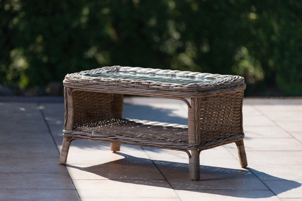 Rattan-Gartentisch Rosto