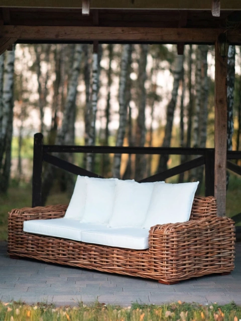 Sofa rattanowa dom ogród salon