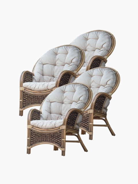 Stilvolle Rattansessel