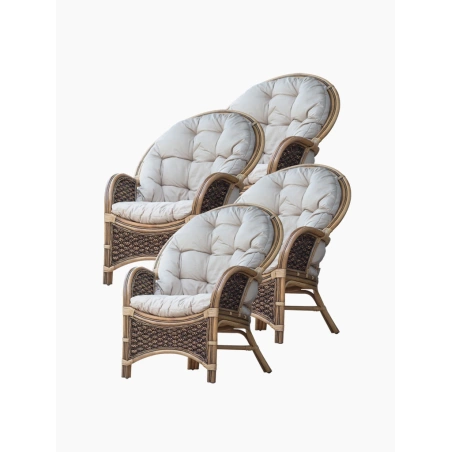 Stilvolle Rattansessel