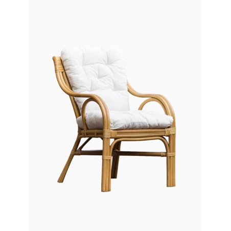 Ratanové kreslo Santono, medovo hnedé | 1