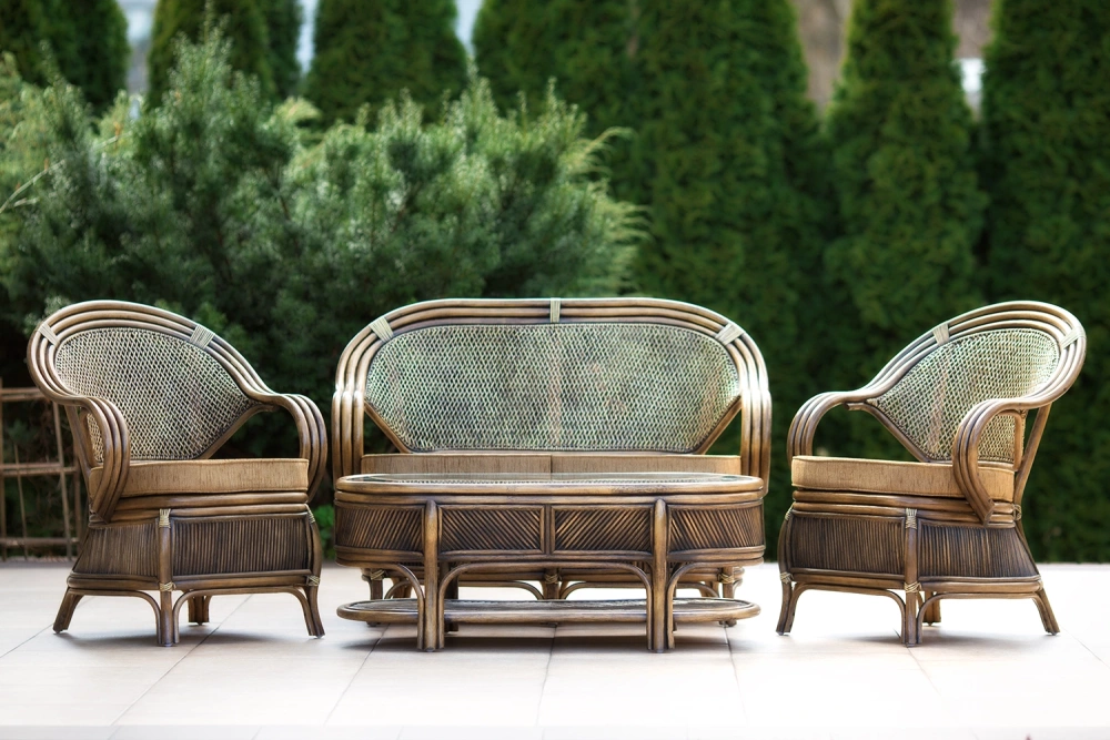 Stylowe meble rattanowe Country do domu, na taras