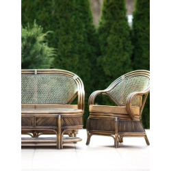 Rattanmöbel für Haus und Garten, Set, stilvolle Möbel, Braun