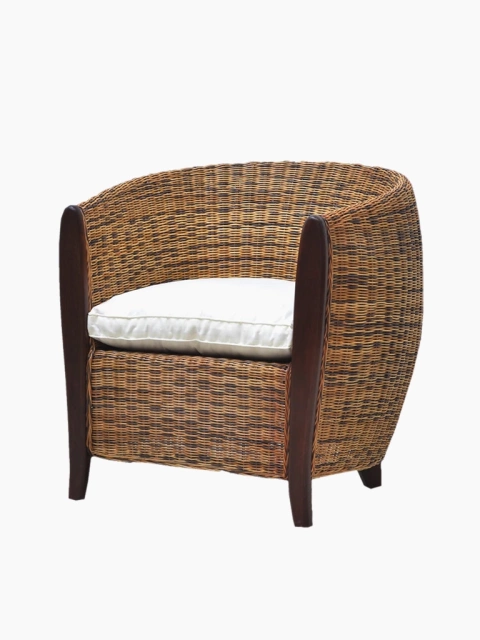 Okrúhle prútené kreslo M34