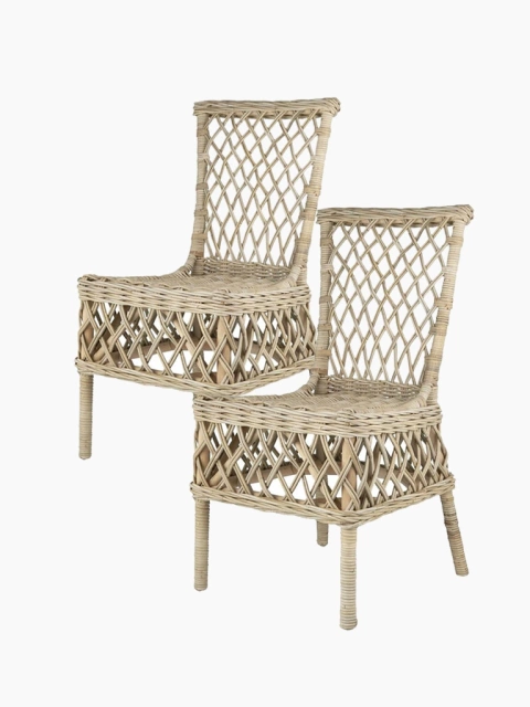 Skandinavischer Rattanstuhl