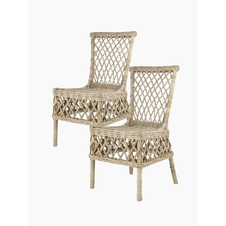 Skandinavischer Rattanstuhl