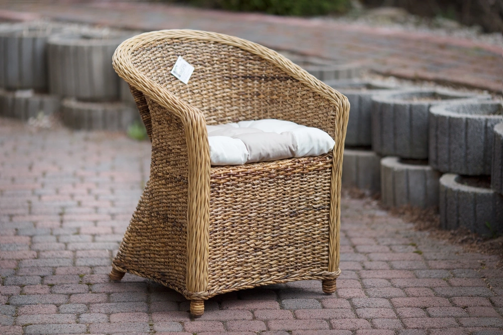 Rattansessel mit Abaca Foksse