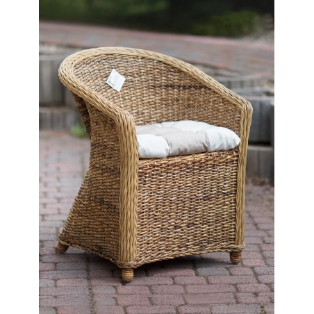 Rattansessel mit Abaca Foksse