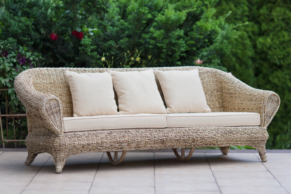 Stilvolle Rattan-Sofa Simoo