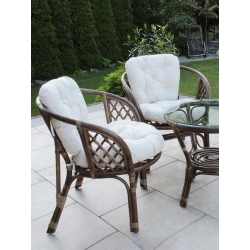 Ratanový nábytok na terasu, hnedý, prírodný, do domu a záhrady