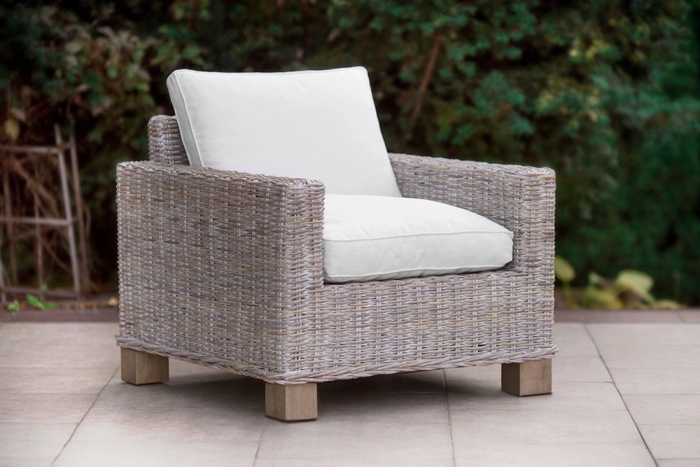 Rattansessel im Kolonialstil - Castaloo