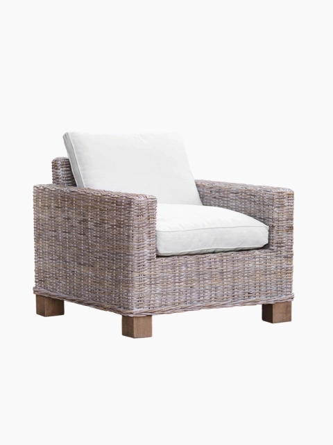 Ratanové kreslo v koloniálnom štýle - Castaloo