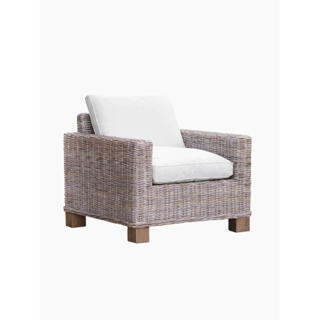 Rattansessel im Kolonialstil - Castaloo