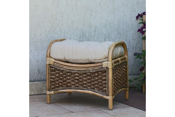 Rattan-Fußhocker Prestono