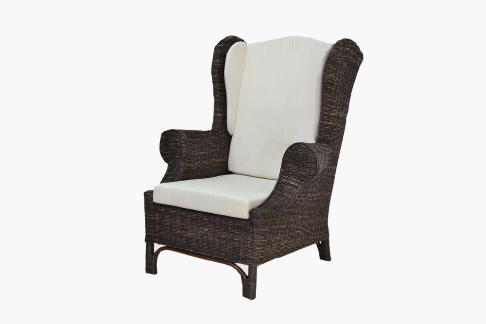 Rattansessel im Kolonialstil m35