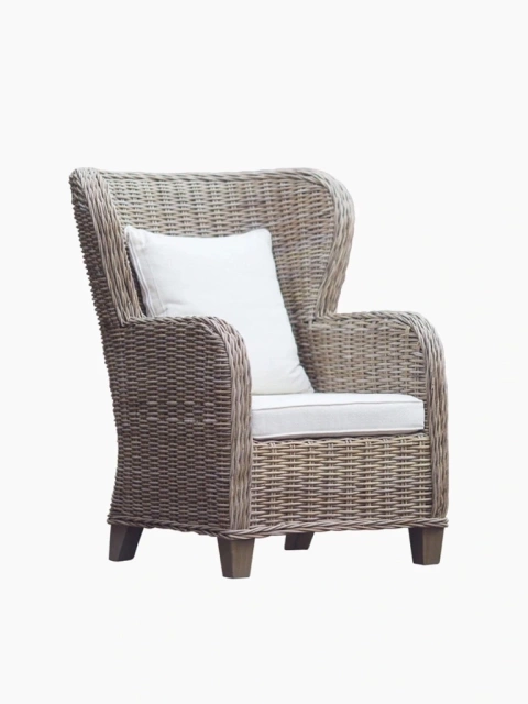 Ratanové kreslo v koloniálnom štýle m49