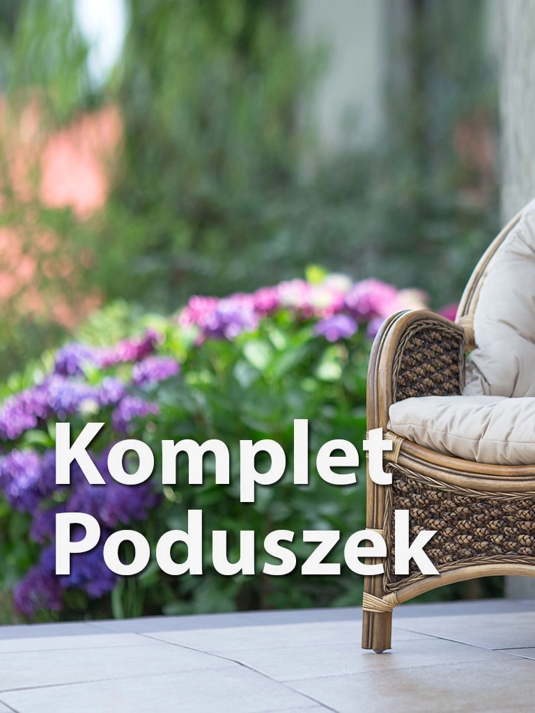 Komplet poduszek do fotela rattanowego Prestono