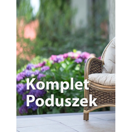 Súprava vankúšov ku kreslu z ratanu Prestono - Akspol