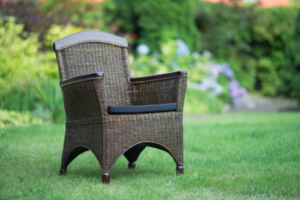 Gestylter Rattansessel