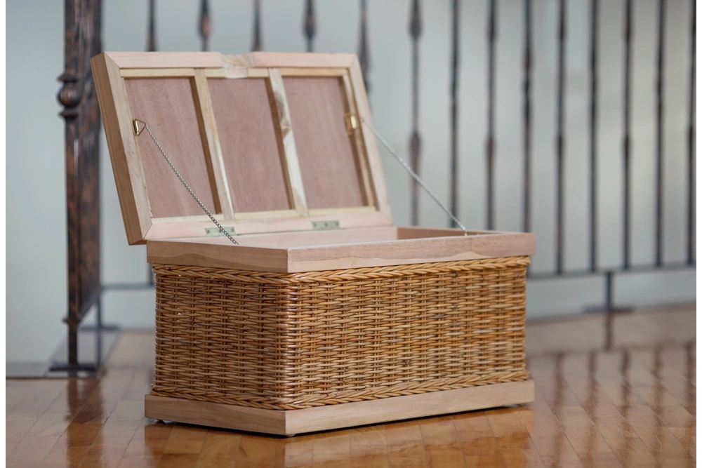 Holzkiste mit Weide M46S