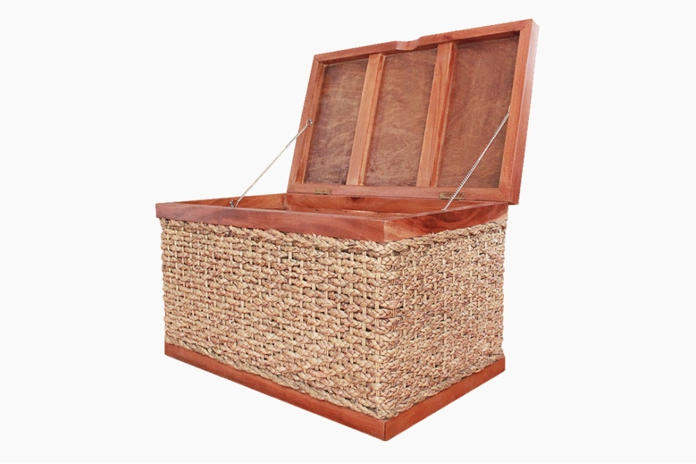 Veľká drevená truhlica s abakou M10J