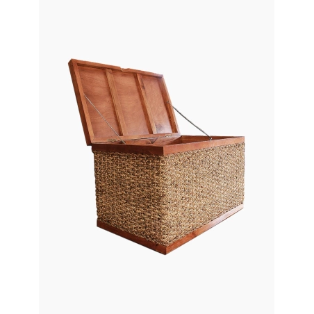 Große, stilvolle rustikale Truhe mit Abaka