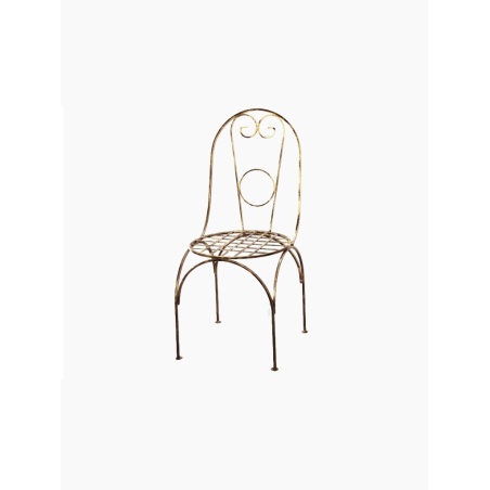 Kute krzesło metalowe ogrodowe