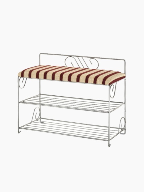 metalowa półka szafka na buty z siedziskiem