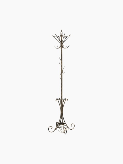 Metalischer Standgarderobe, stilvoll für den Flur