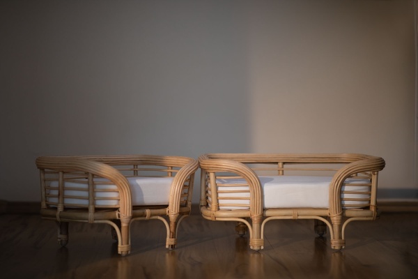 Legowiska rattanowe dla psa kota