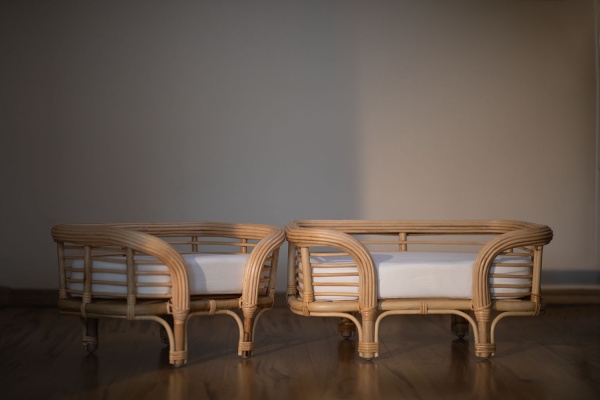 Legowiska dla psów kotów z rattanu