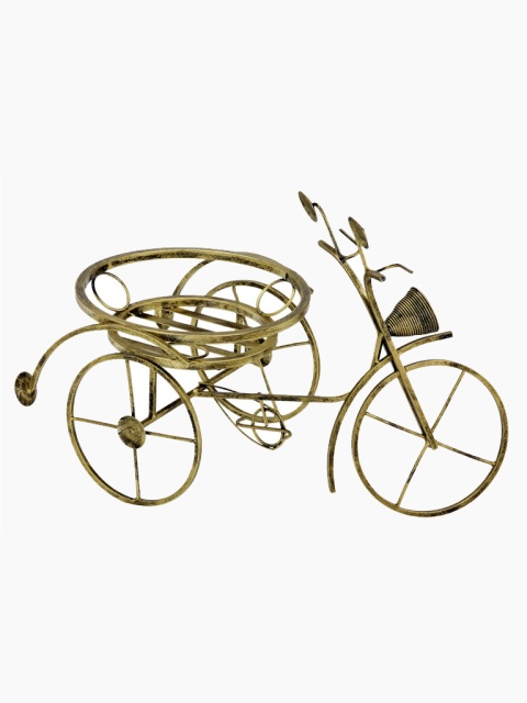 Mały kwietnik rower, metalowy stojak na kwiata