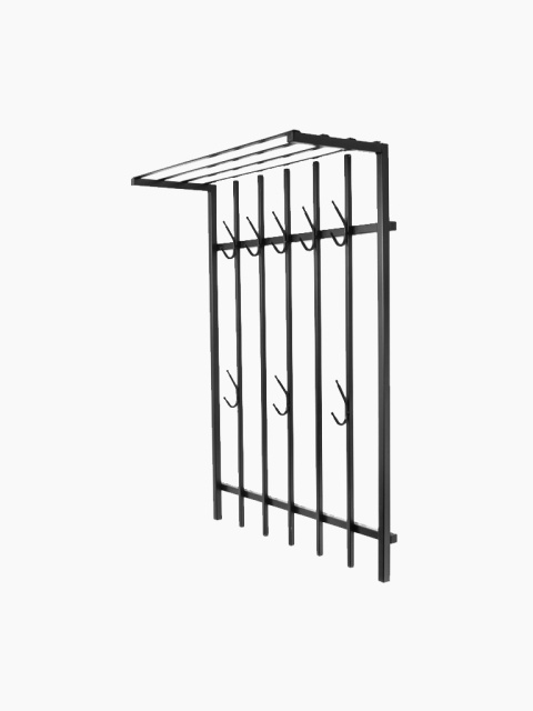 Hängende Kleiderstange aus Metall für Flur und Diele