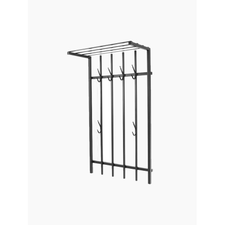 Wieszak na ubrania czarny przedpokój